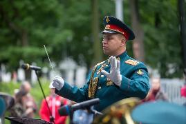 Военный оркестр выступит на сцене сада «Эрмитаж»